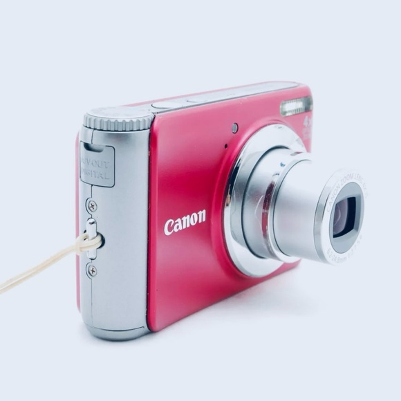 Canon PowerShot A3100 IS 12.1MP Digital Camera Red in Great Working Conditions - Picture 4 of 11